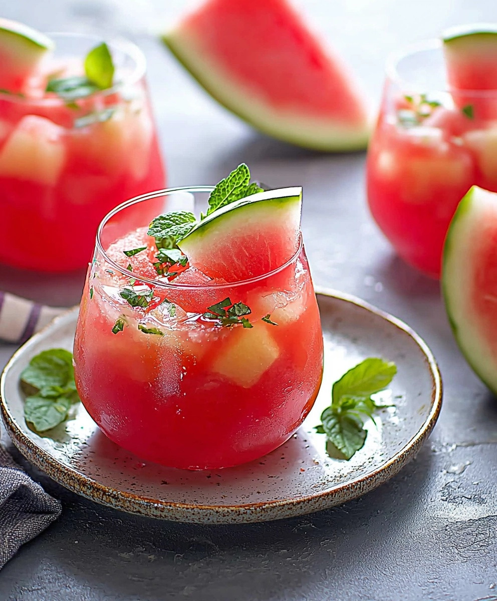 Wassermelonen Getränk erfrischend