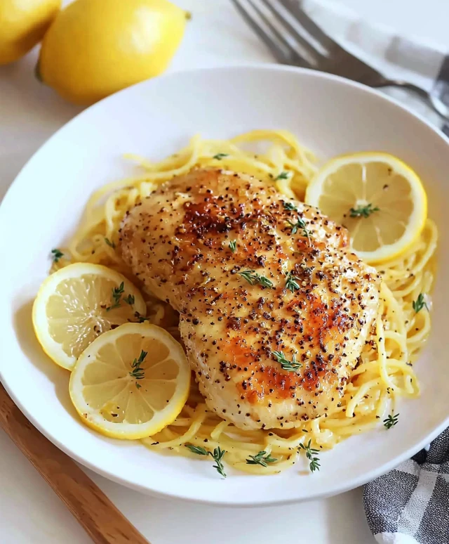 Zitronenpfeffer Hähnchen