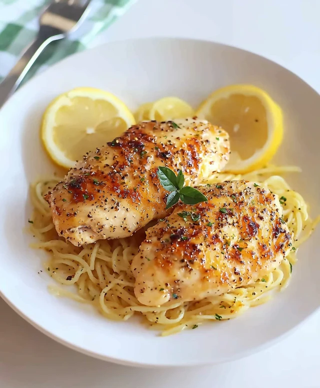 Zitronenpfeffer Hähnchen