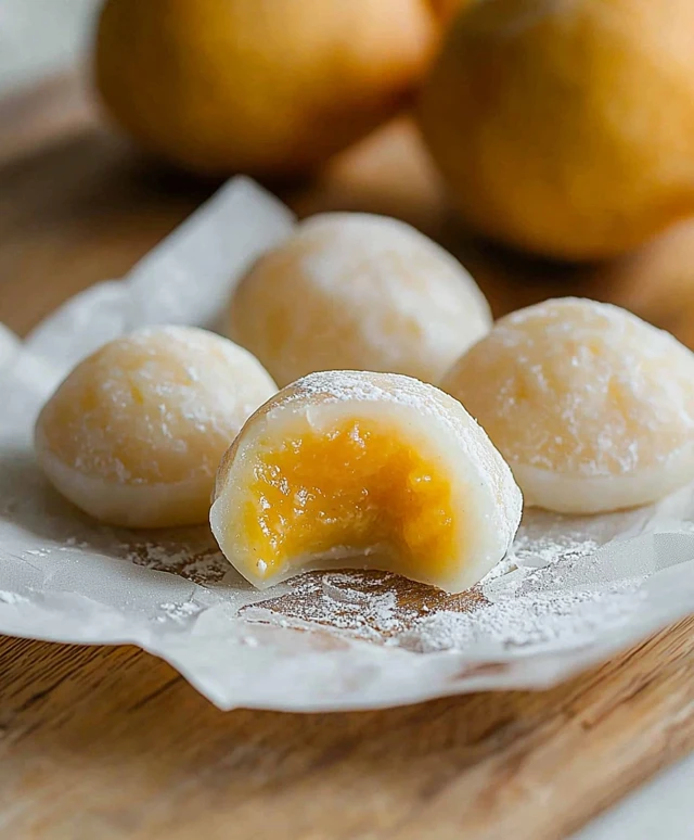 Mango Creme Mochi