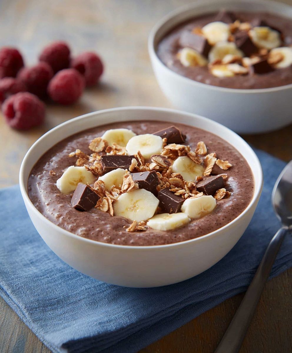 Schokoladen Kokos Smoothie Bowl