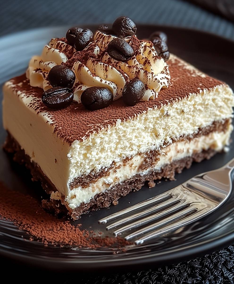 Quarkkuchen mit Kaffee