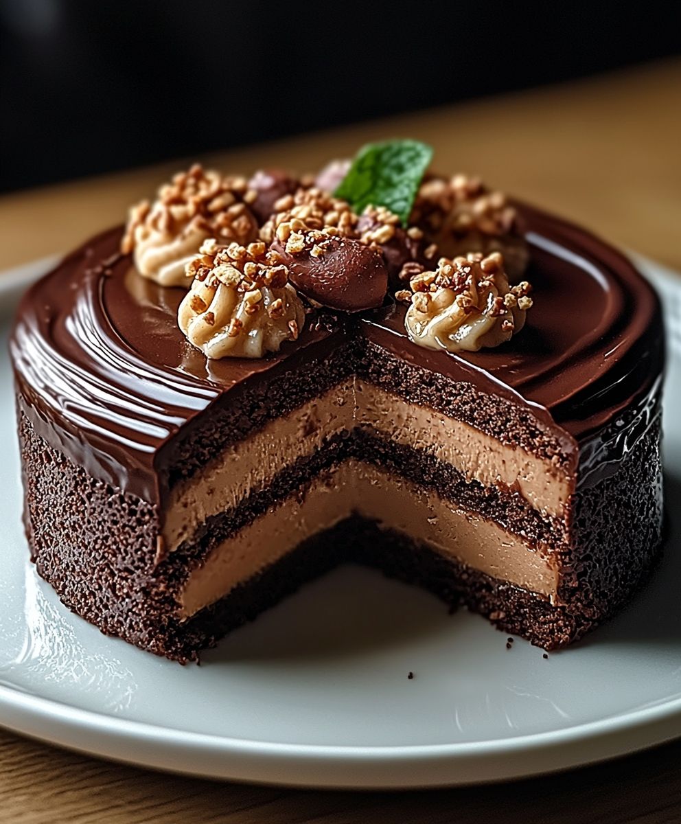 Schokoladenkuchen gesund ohne Mehl