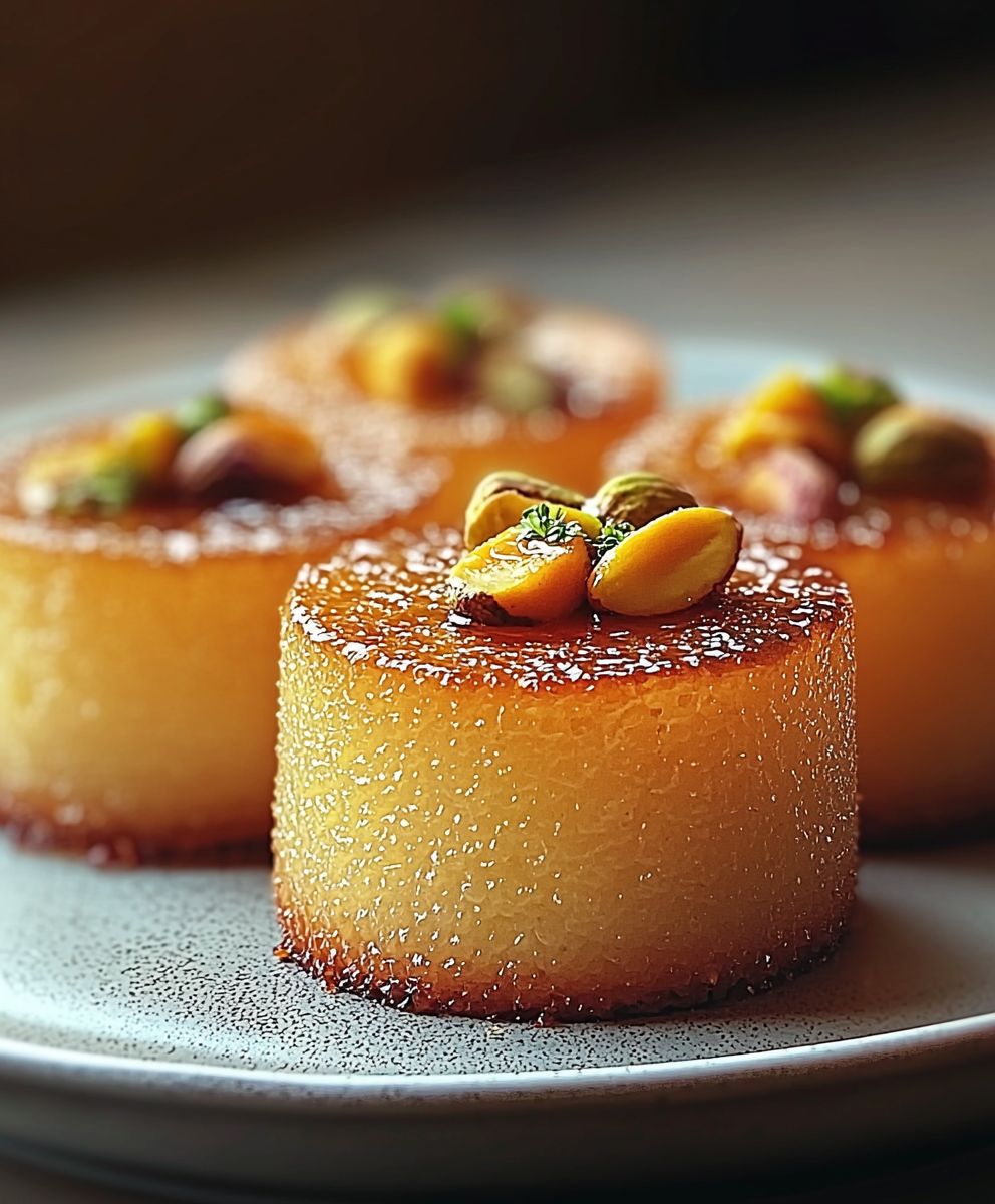 Pistazien Orangenblüten Financiers