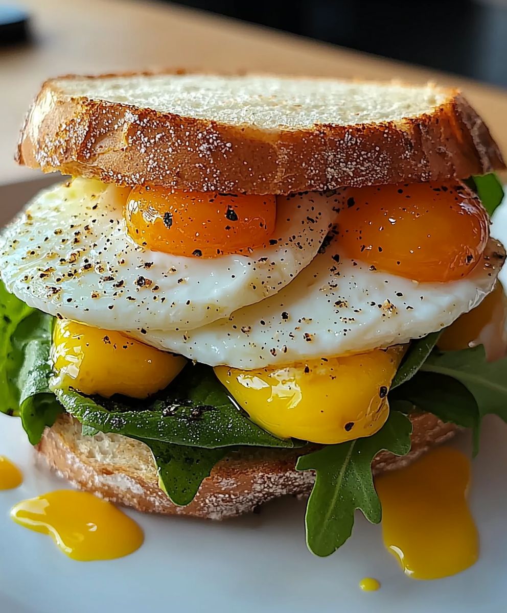 Cremiges Ei Sandwich