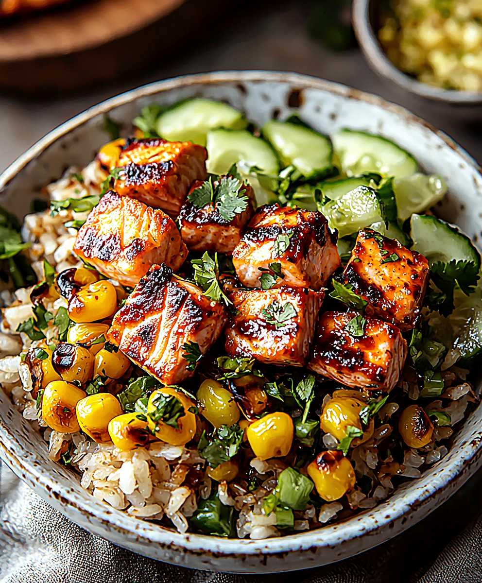 Chipotle Honig Lachs Salat