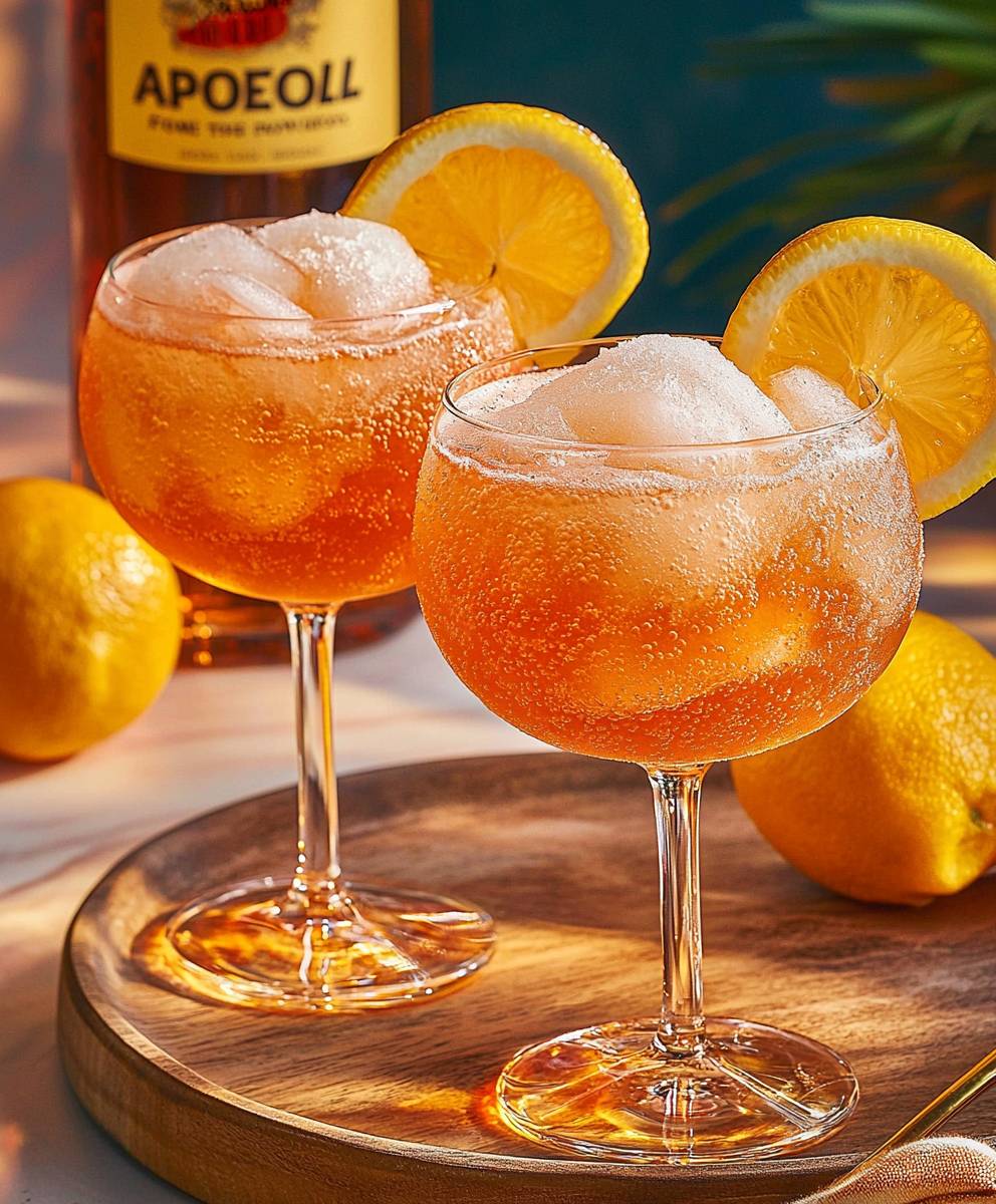 Gefrorener Aperol Spritz