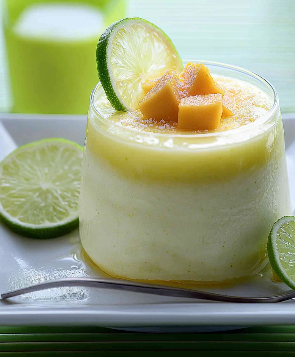Mango Limetten Mousse