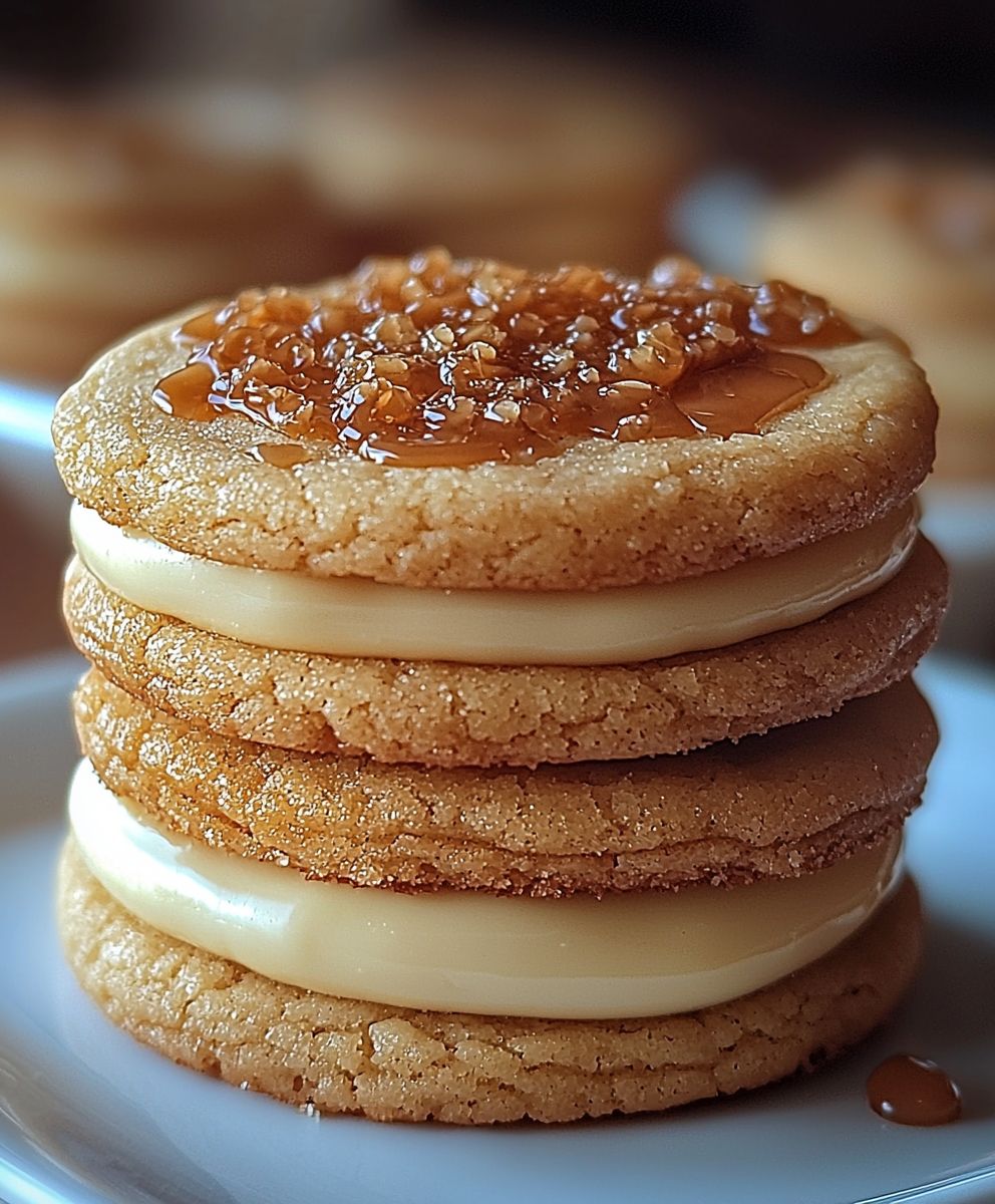 Karamell Käsekuchen Kekse