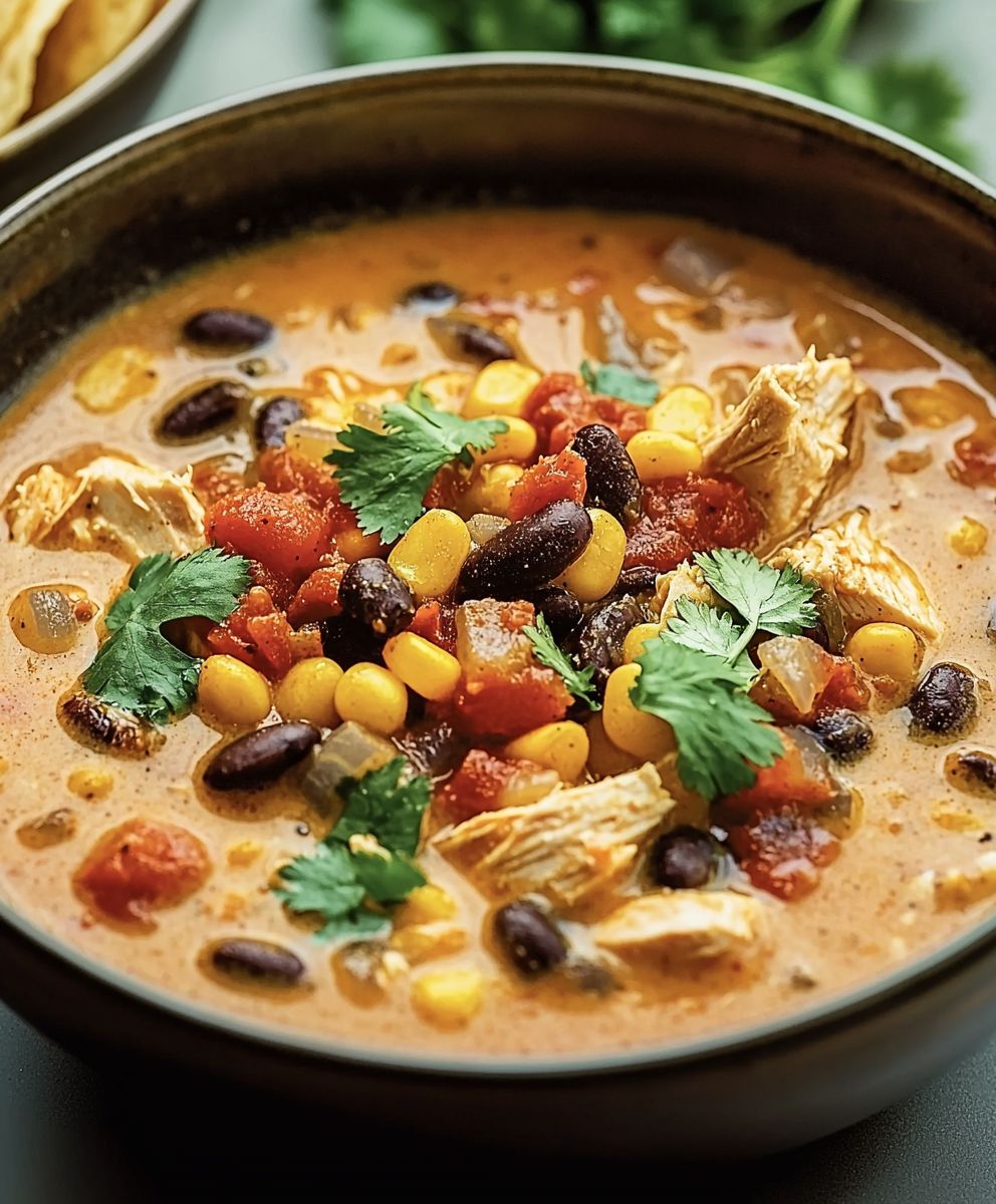 Hähnchen Taco Suppe