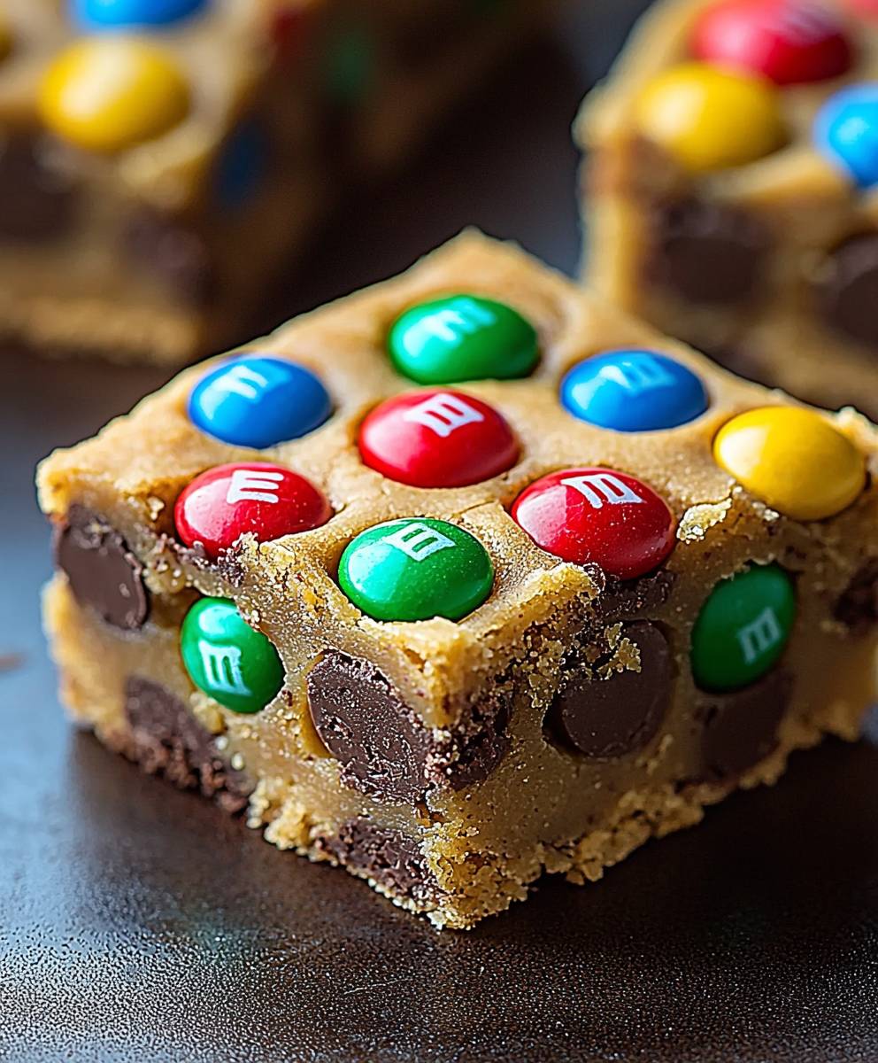 M und M Cookie Riegel