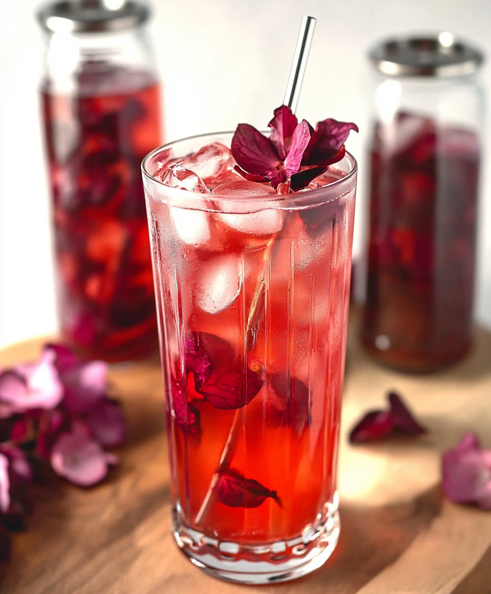 Roselle Eistee selber machen