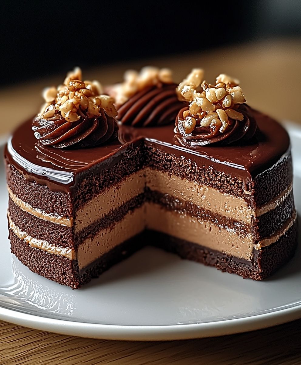 Schokoladenkuchen gesund ohne Mehl