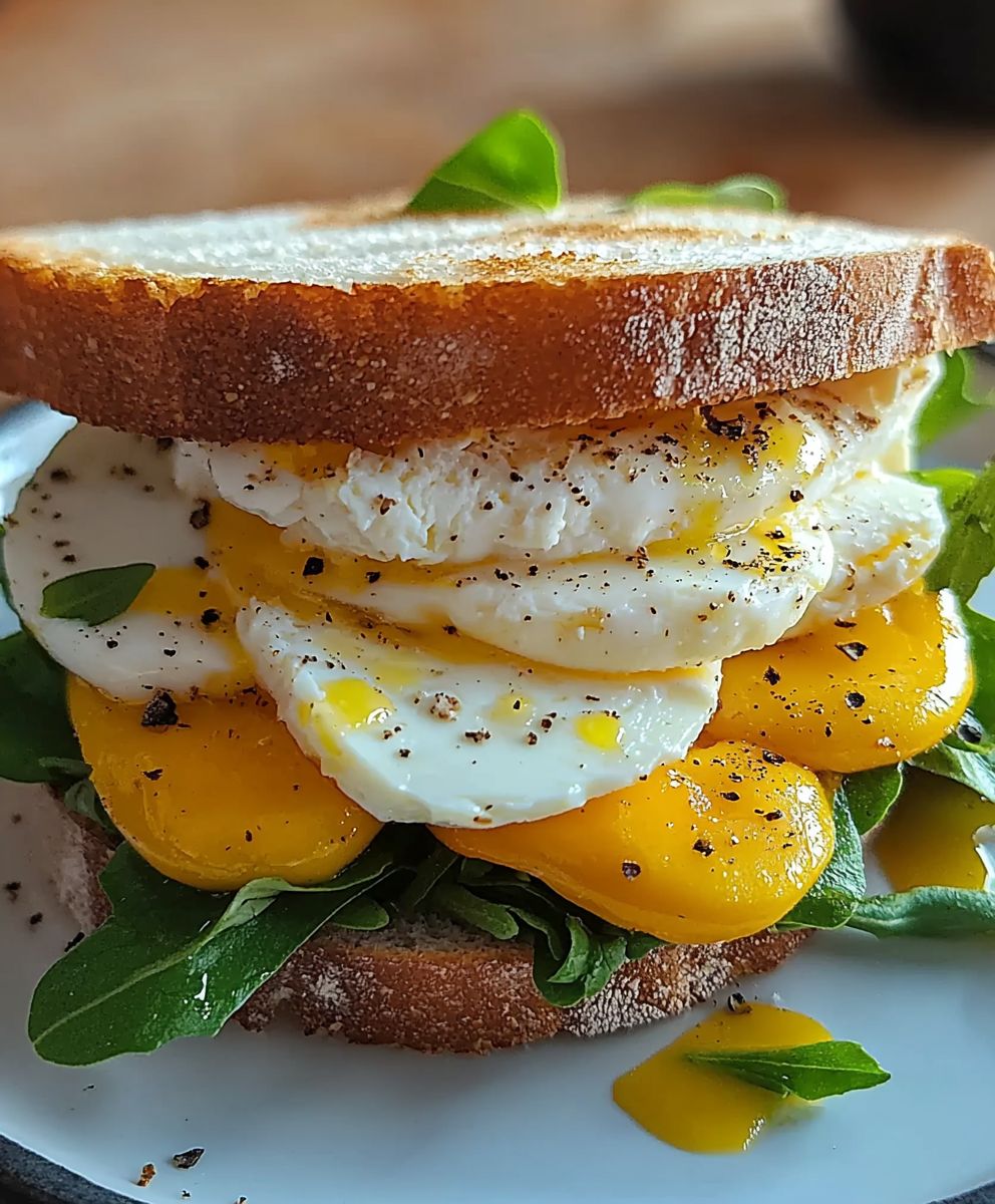 Cremiges Ei Sandwich