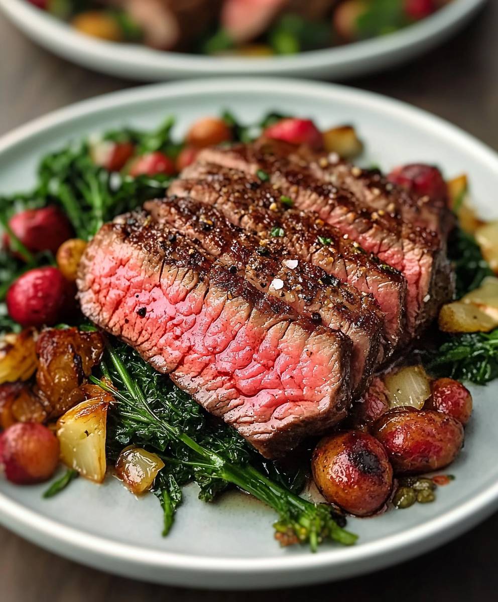 Reverse Sear Steak garen