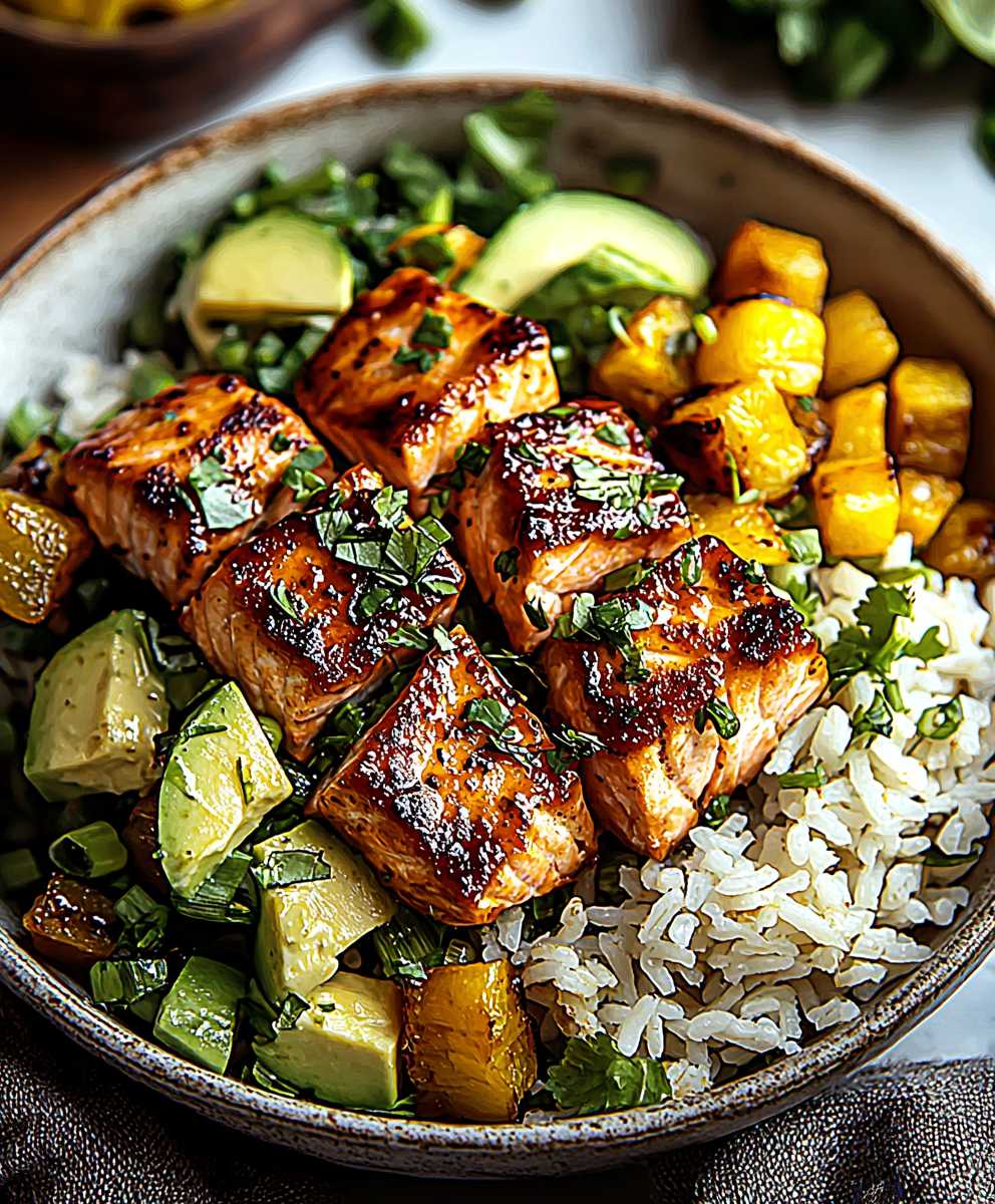 Chipotle Honig Lachs Salat