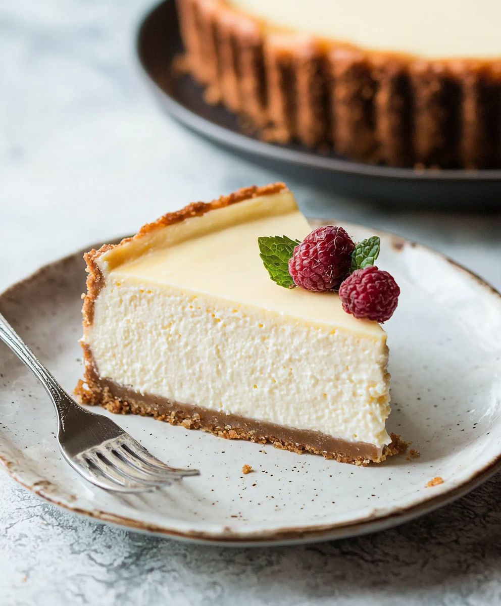 New Yorker Käsekuchen genießen