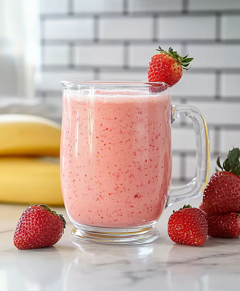 Erdbeer Bananen Smoothie