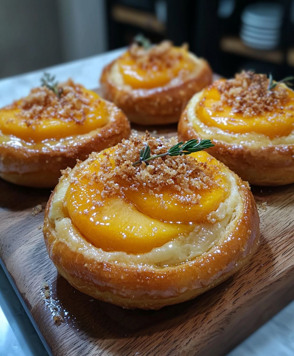 Pfirsich Brioche