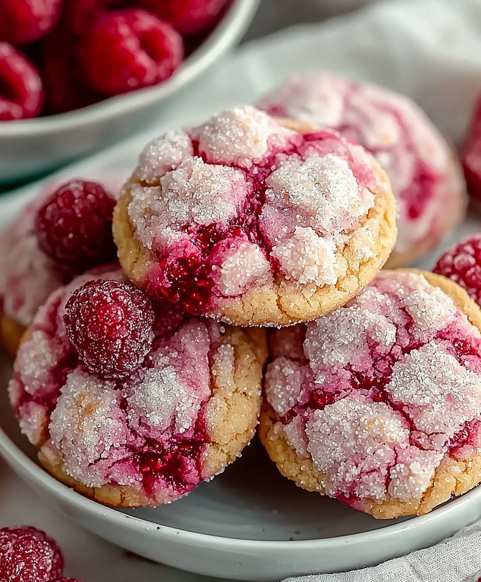 Himbeerkekse backen