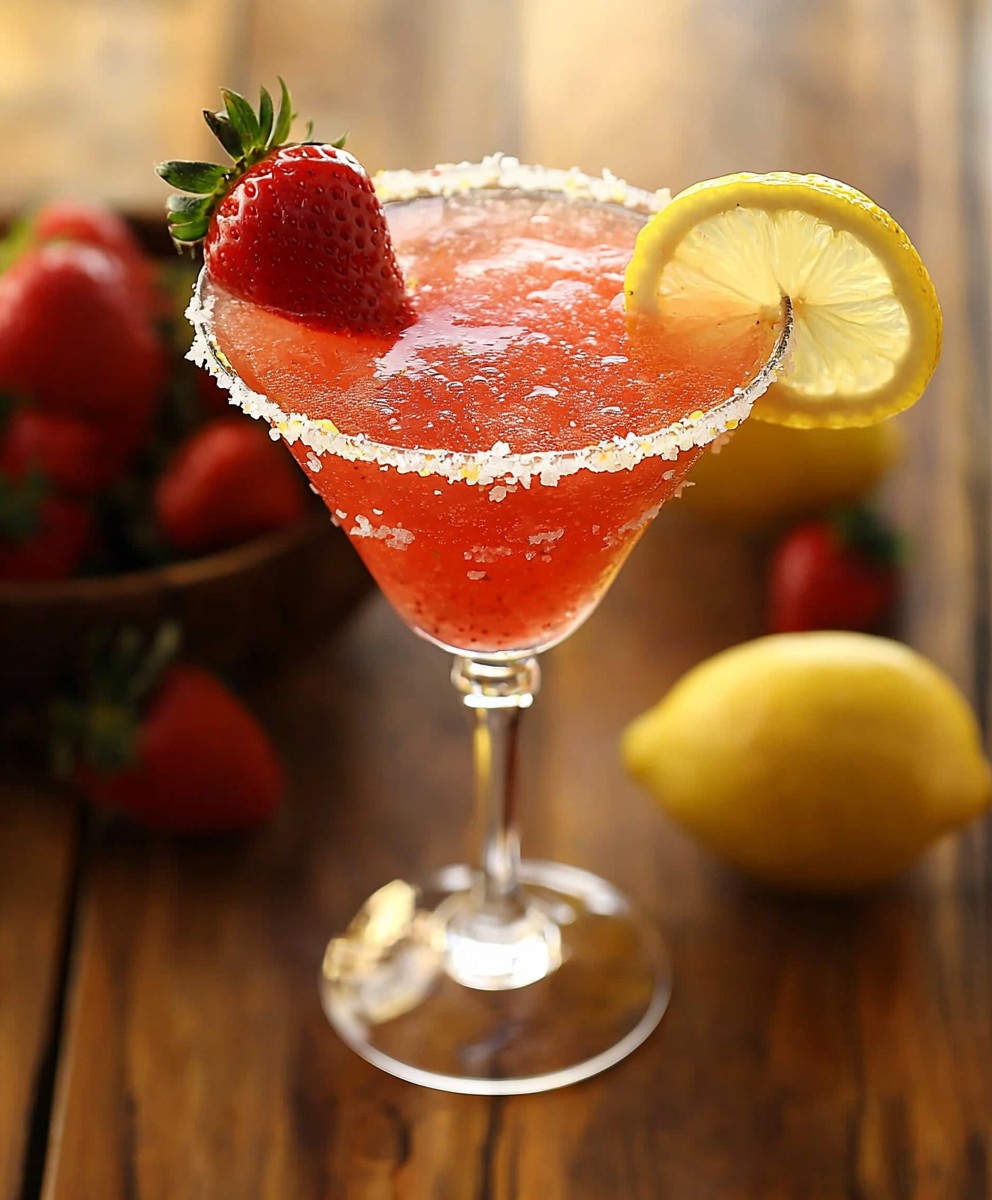 Erdbeer Zitronen Martini