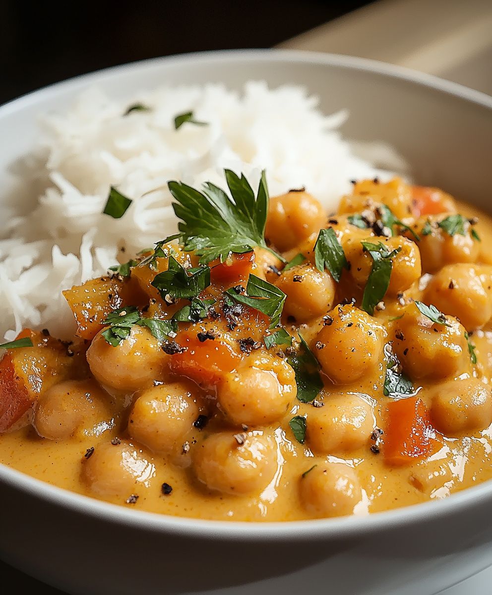 Kichererbsencurry Kokosmilch