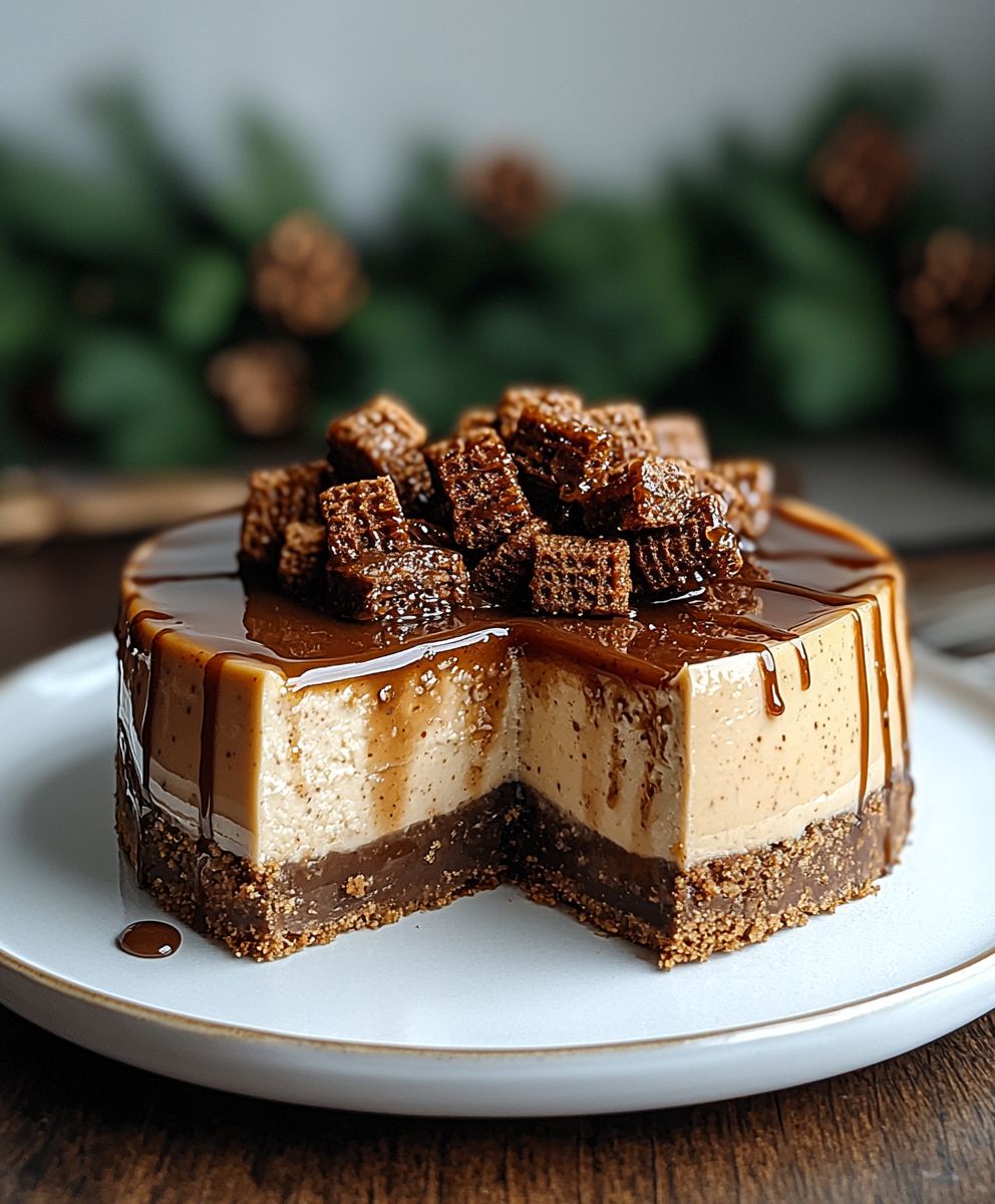 Spekulatius Karamell Käsekuchen