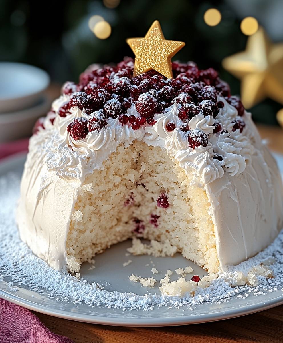Schneeballtorte festlich backen
