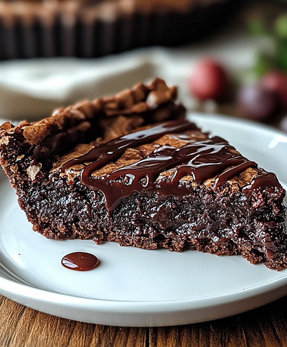 Klebriger Brownie Kuchen