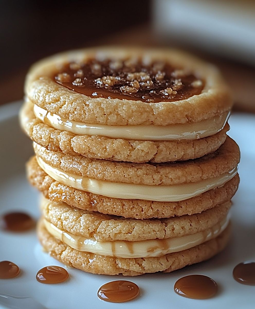 Karamell Käsekuchen Kekse