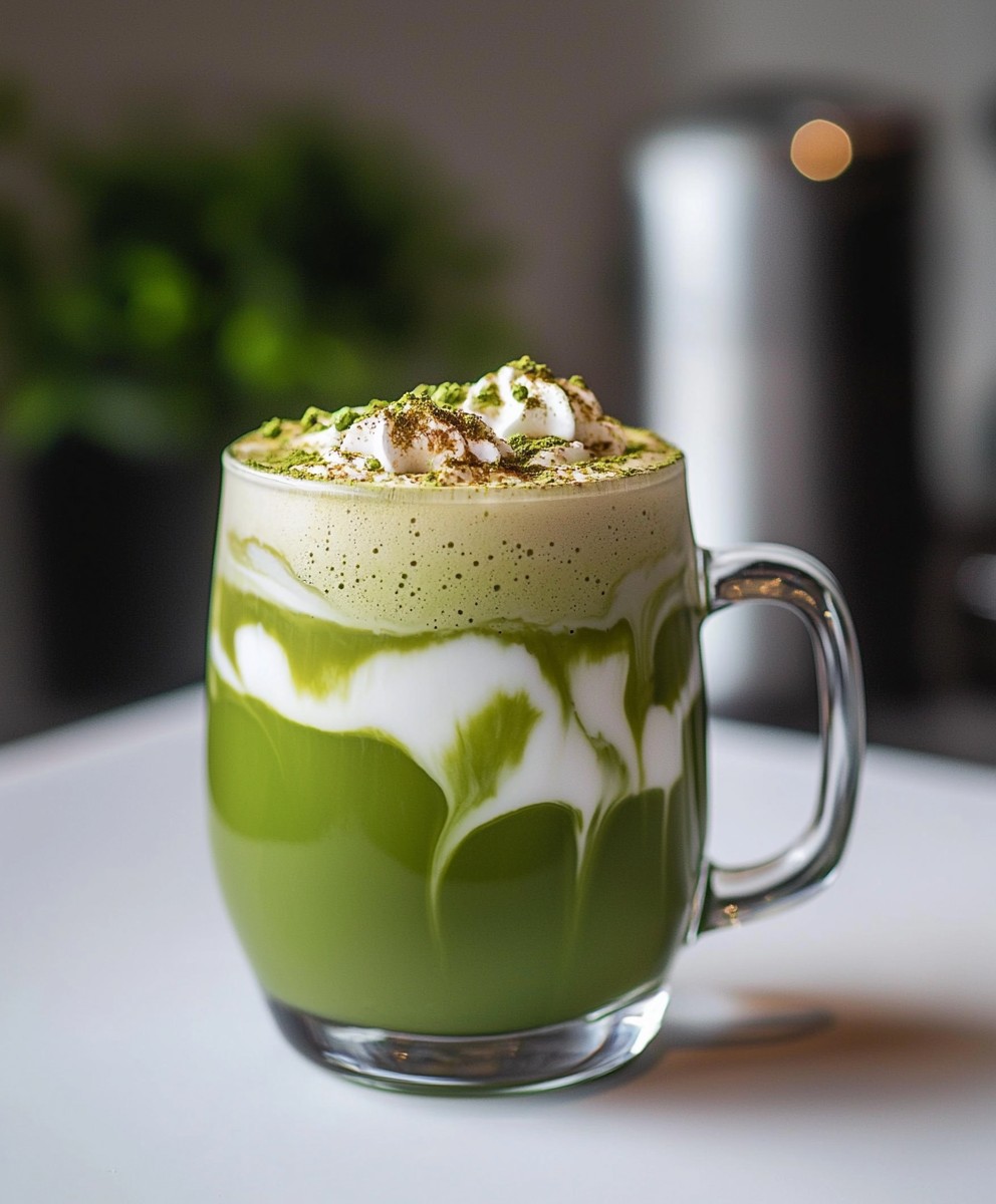Matcha Latte Zubereitung