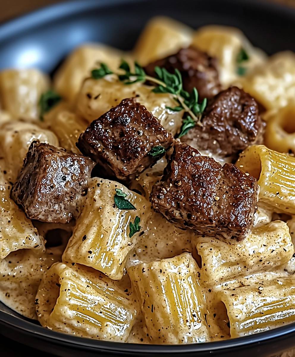 Parmesan Rindfleisch Rigatoni