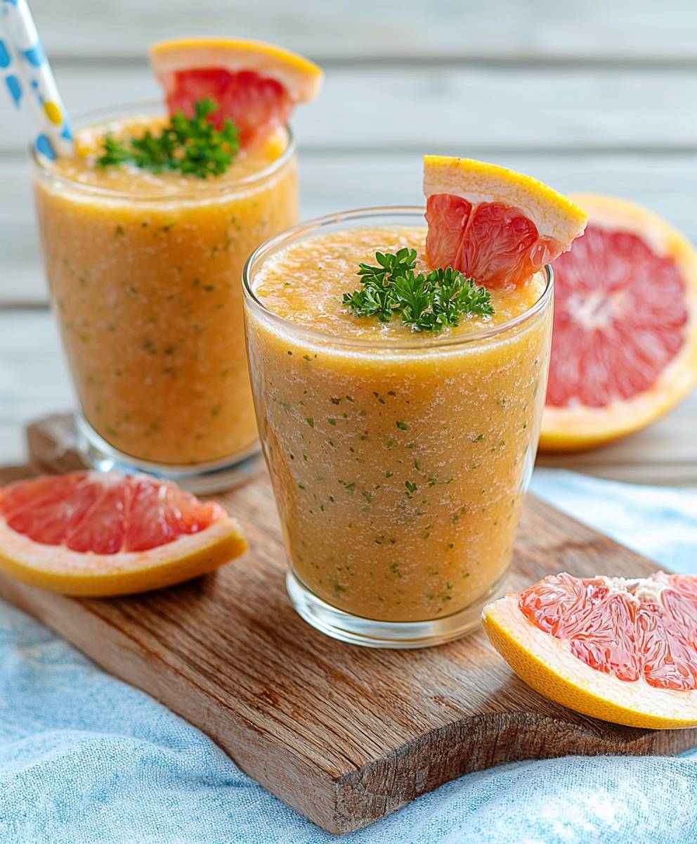 Mango Grapefruit Smoothie