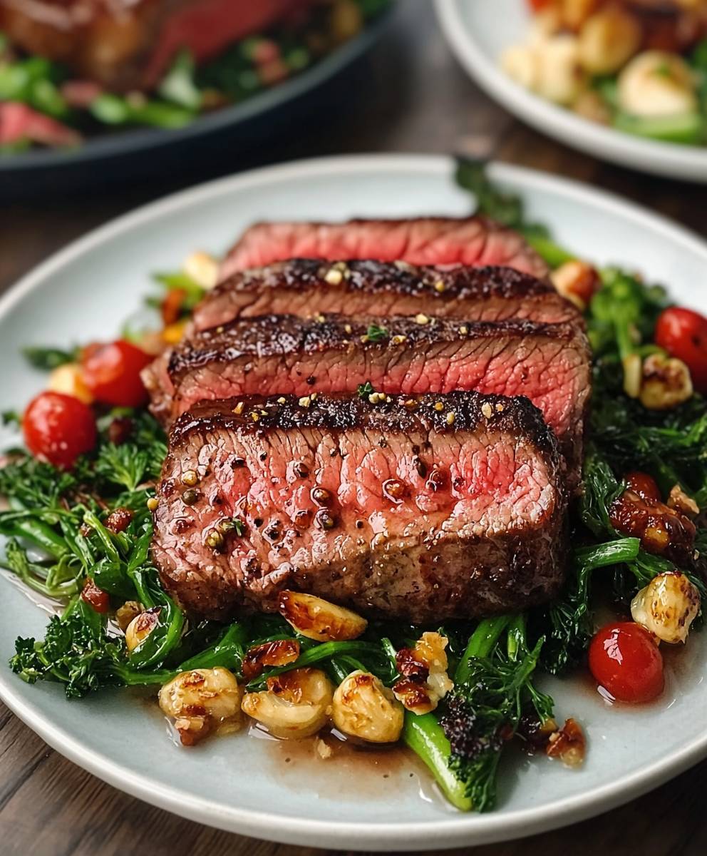 Reverse Sear Steak garen