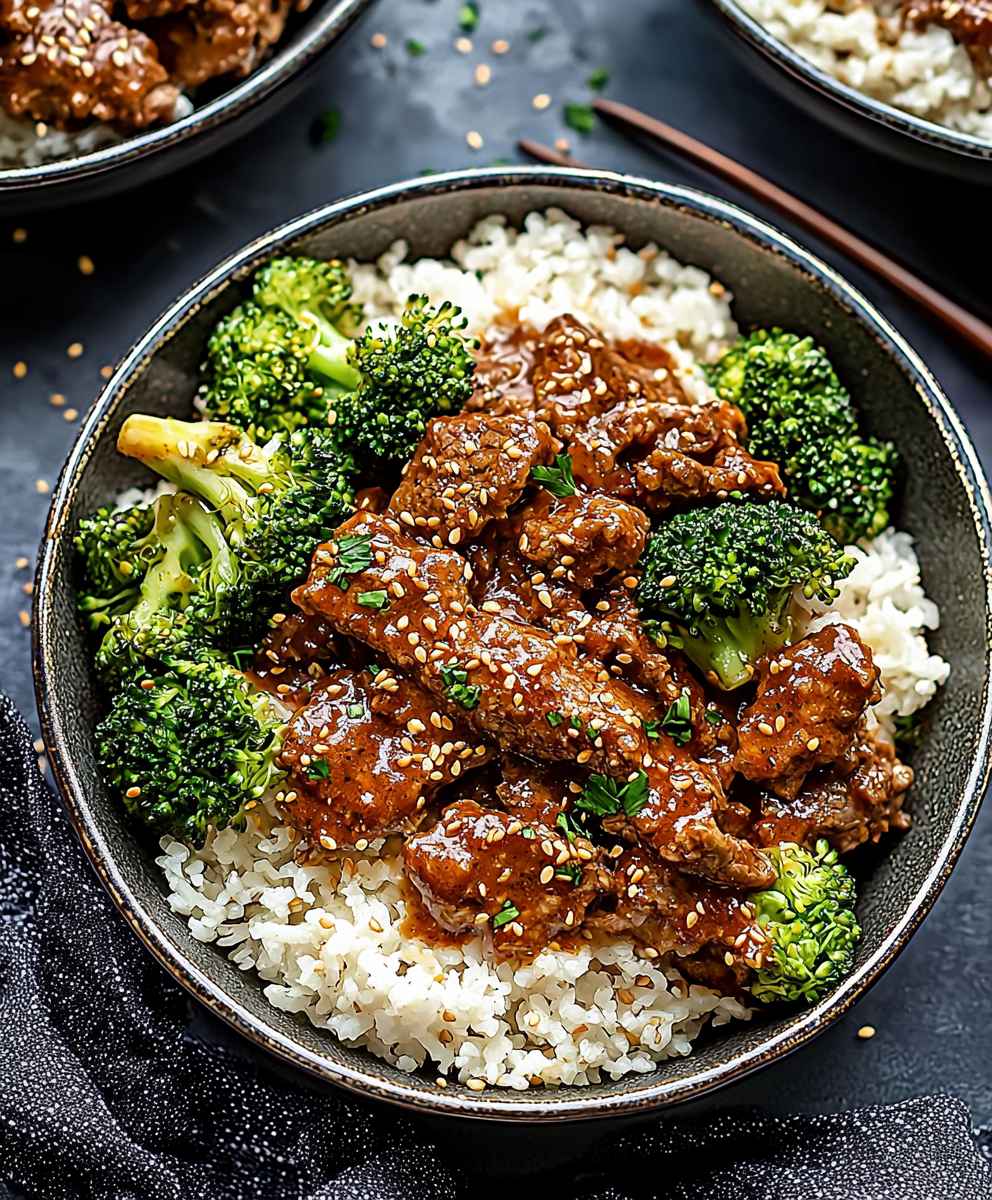Rindfleisch Brokkoli Schalen