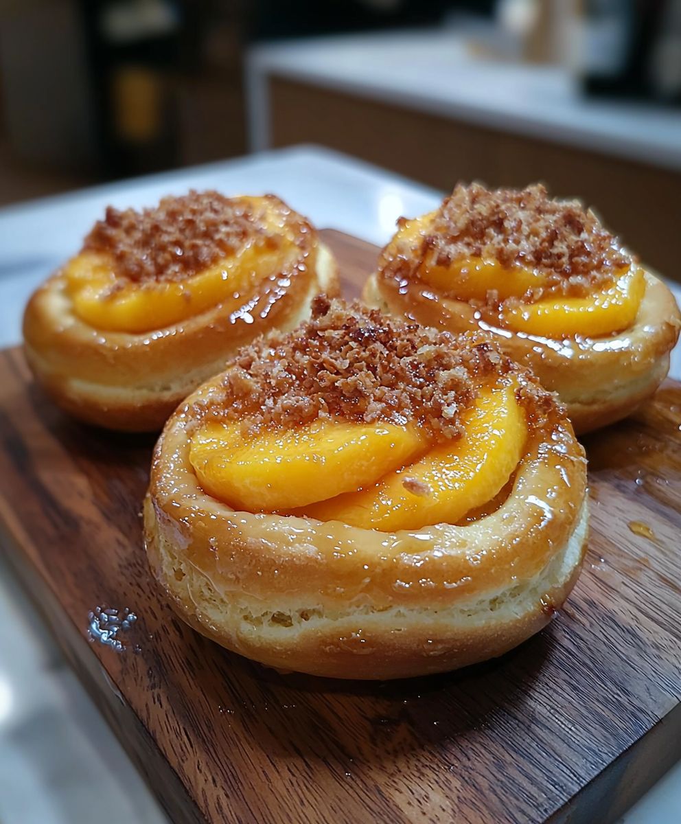 Pfirsich Brioche