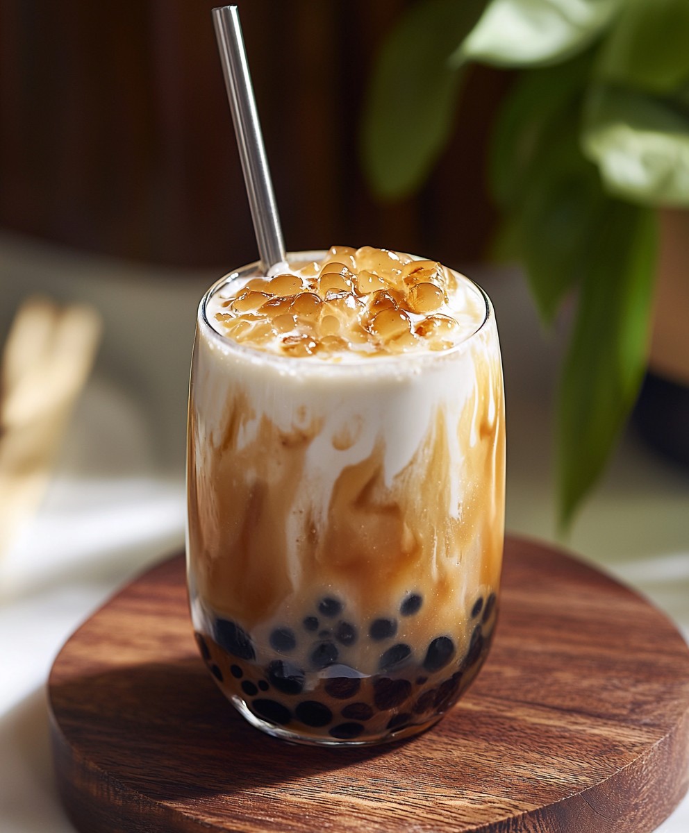 Brauner Zucker Boba Milch