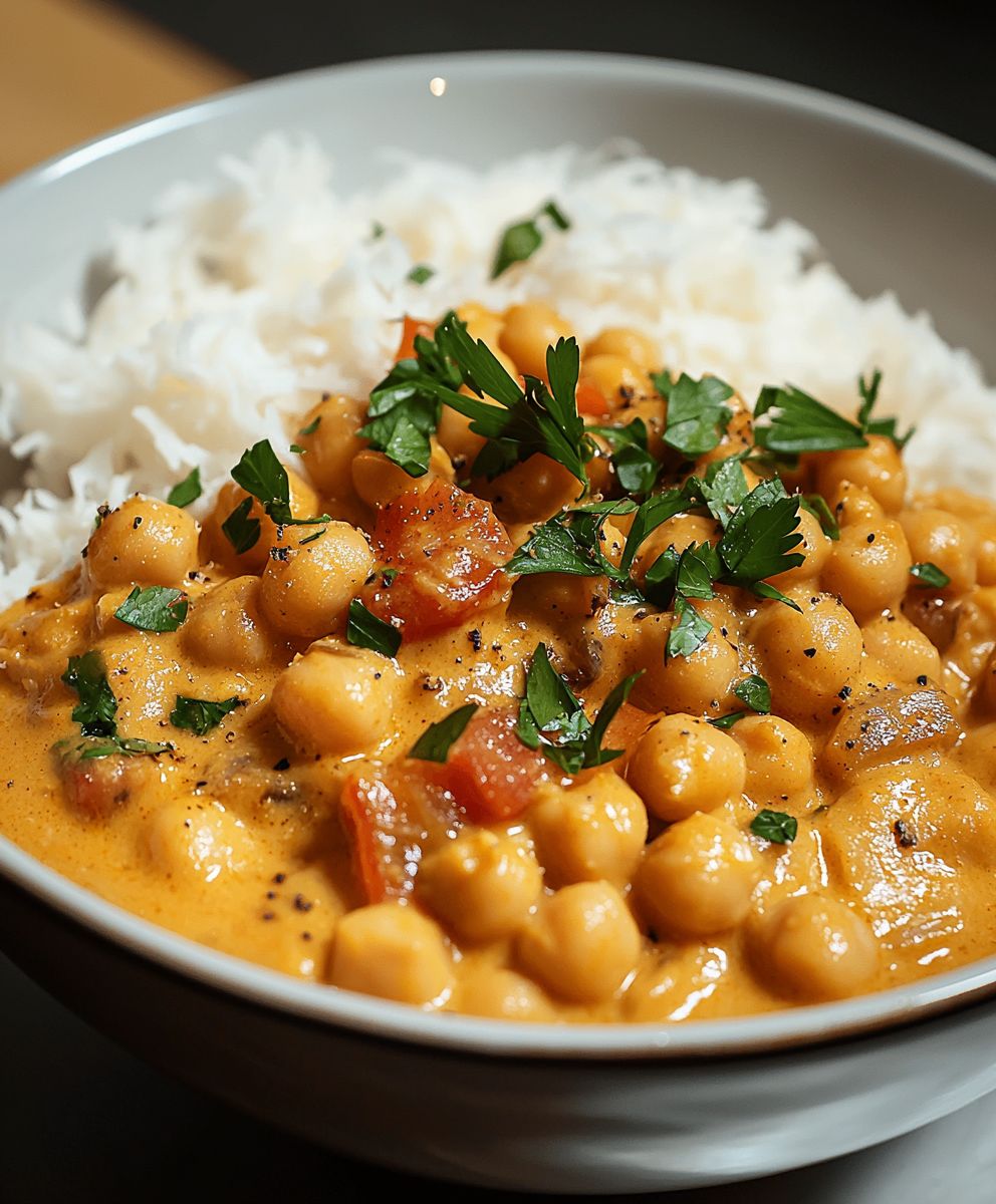Kichererbsencurry Kokosmilch
