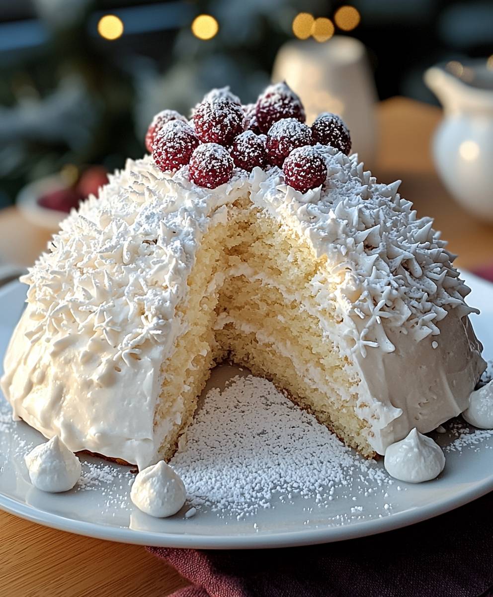 Schneeballtorte festlich backen