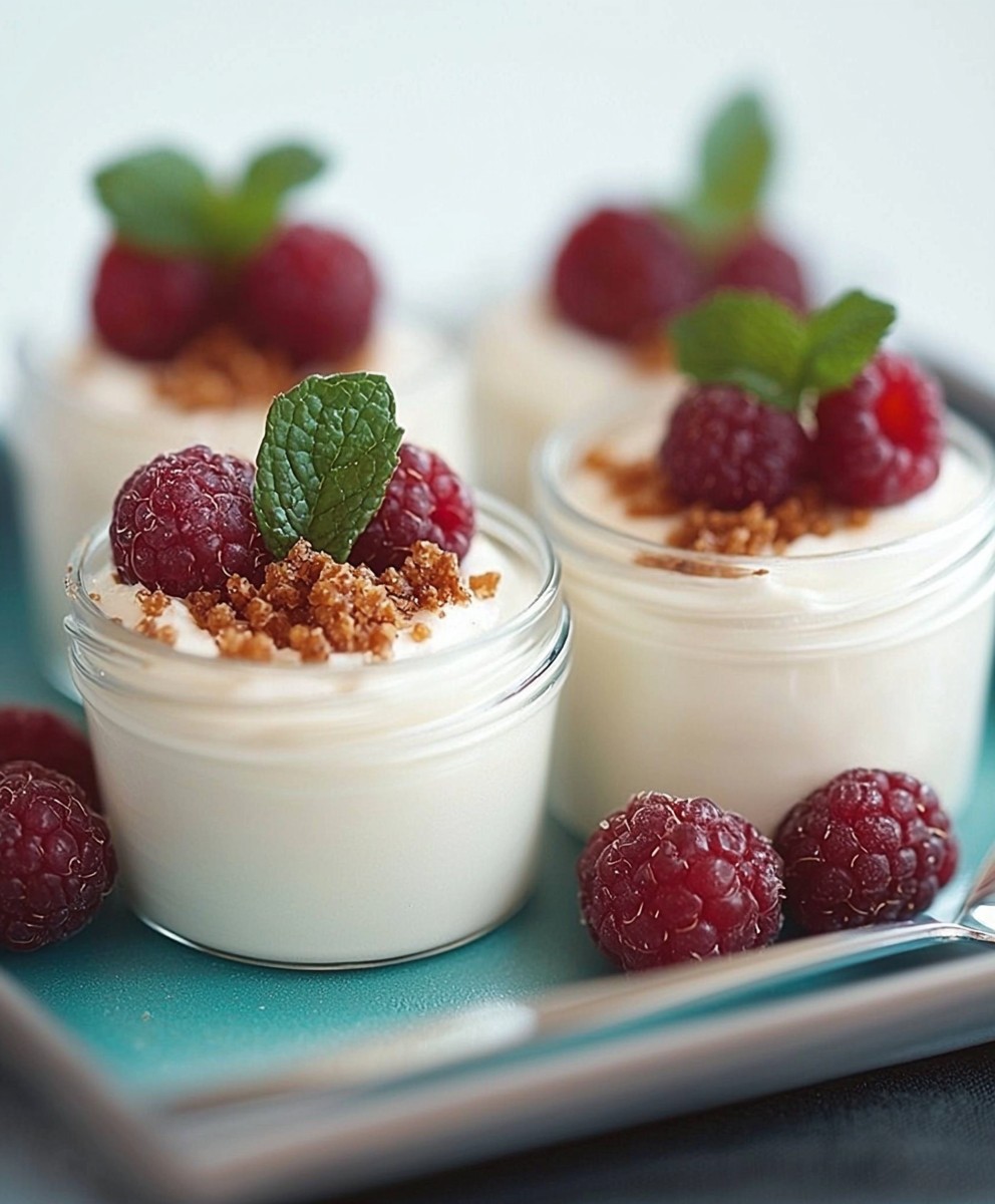 weiße Schokoladenmousse zwei Zutaten