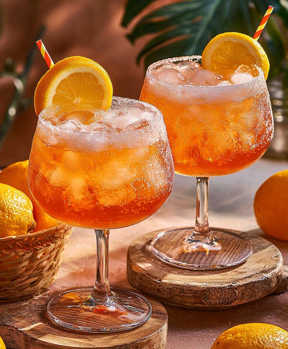 Gefrorener Aperol Spritz