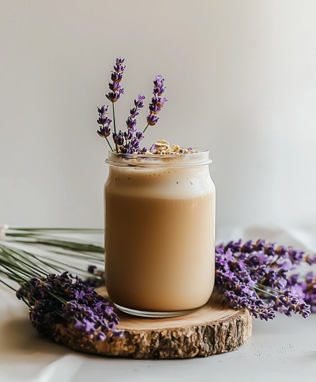 Lavendel Hafer Latte