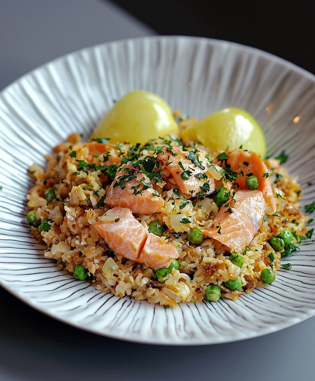 Heiß geräucherter Lachs Kedgeree