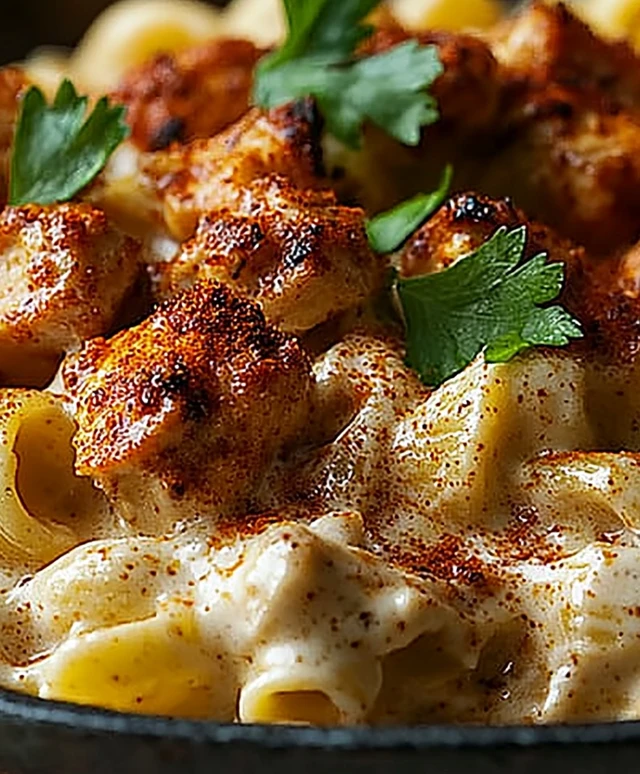 Cremige Cajun Hähnchen Pasta