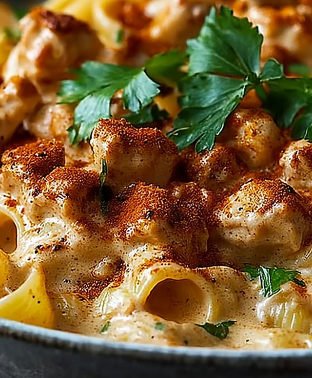 Cremige Cajun Hähnchen Pasta