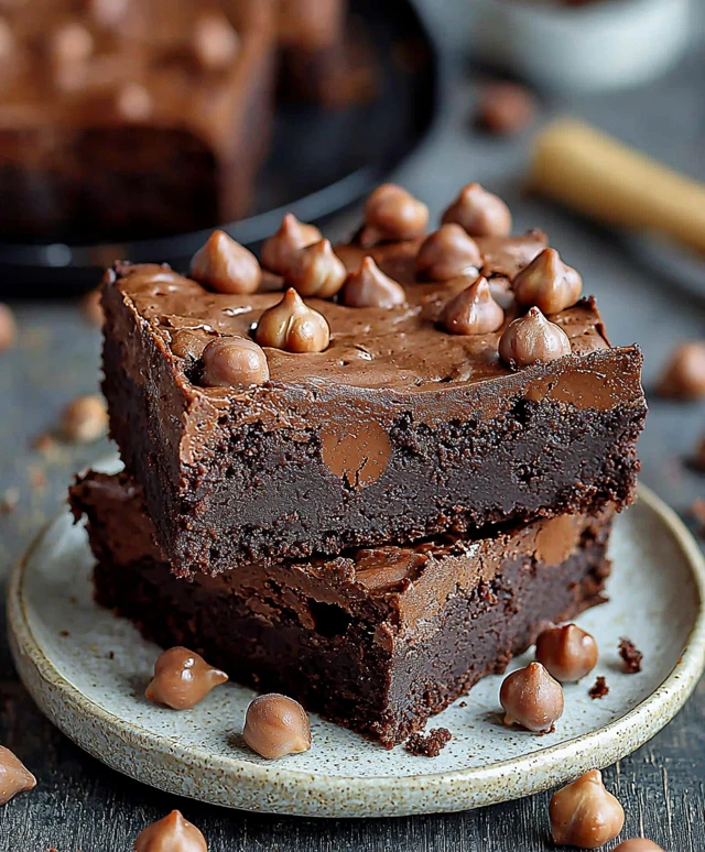 Kichererbsen Brownies gesund