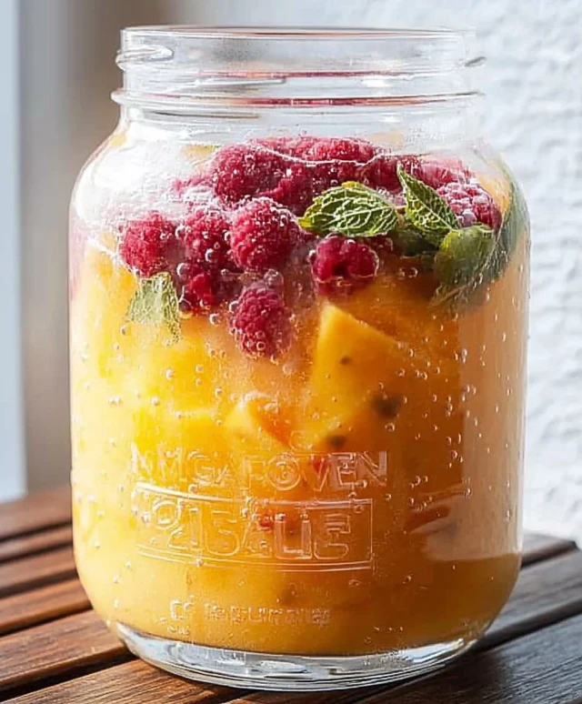 Mango Maracuja Himbeer Bowle