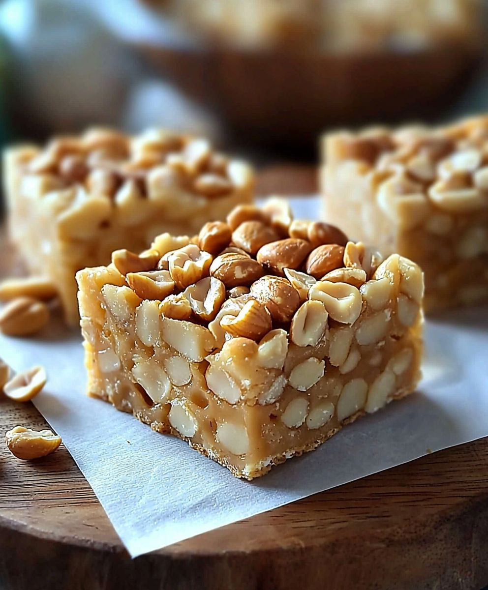 No-Bake Payday Nussquadrate