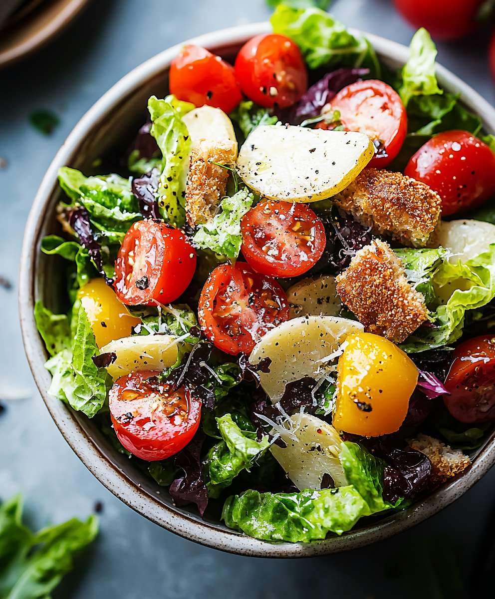 italienischer Salat einfach zubereiten