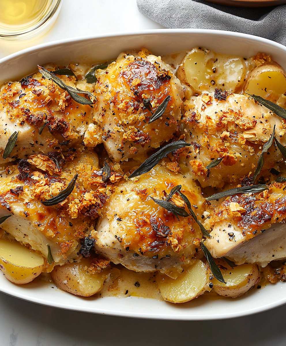 Hähnchen Kartoffel Gratin